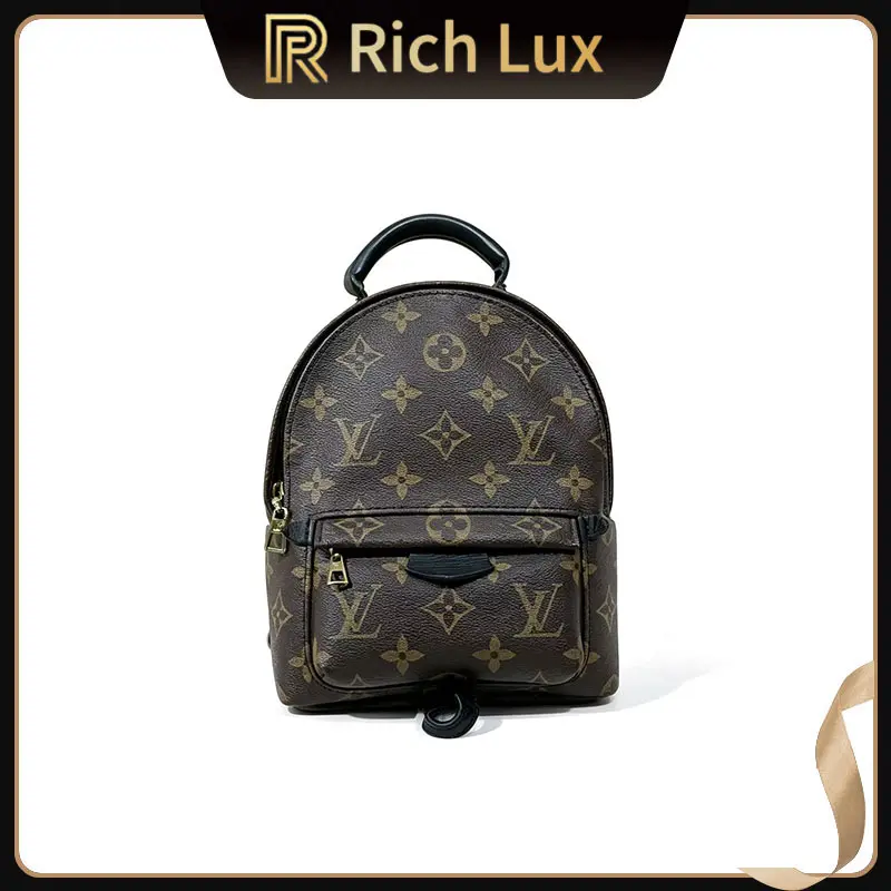 Pre-owned Louis Vuitton Small Montsouris Backpack Pre loved Monogram Daily Backpack