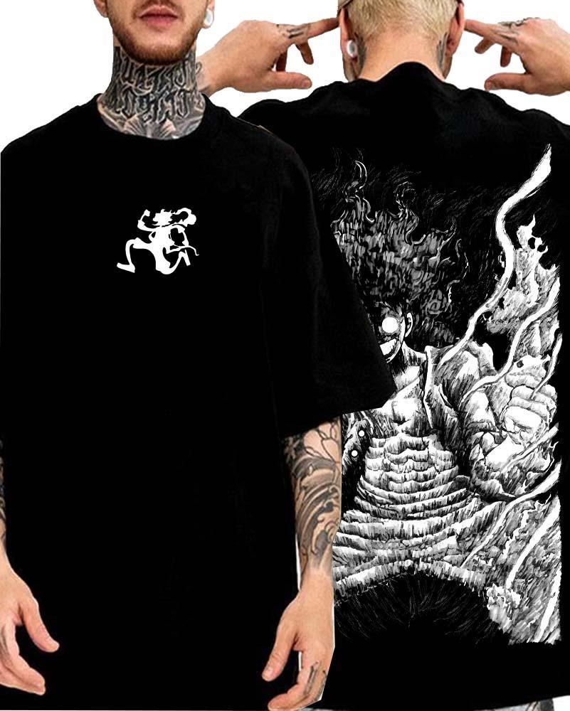 Anime Heroes T-Shirt, Funny Crossover Graphic Tee for Fans, Iconic Characters, Gift for Otaku, Casual Japanese Shirt