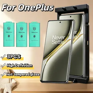 3-Pack Ceramic Screen Protector for Oneplus 9 Pro/10 Pro/11 R/11/11 Pro/ace2/ace 2 Pro/12/13/8 Pro, Easy Install, Scratch-Resistant, Durable Protection