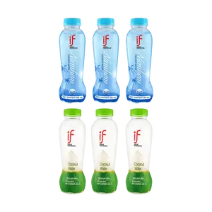IF Thailand Coconut Water 6-Pack (350ml x 6) - Original & Nam Hom Varieties | Low Calorie, Zero Fat, Zero Added Sugar | Hydration Essential, TikTok Viral