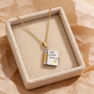 Book Pendant Necklace – Thoughtful Gift for Son & Daughter, Birthday or Celebration
