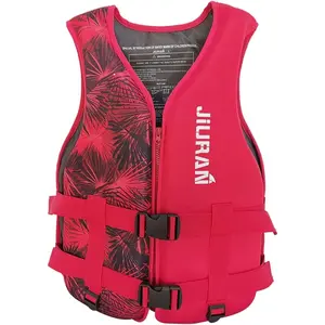 Unisex Swim Vest with Adjustable Straps, Adults Outdoor Sports Swimming Training Jacket for Women and Men