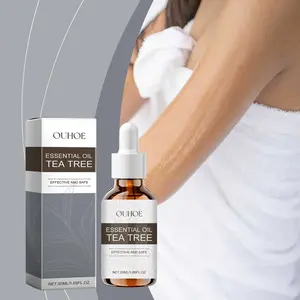 OUHOE Tea Tree Essential Oil | Tea Tree Peppermint Soothing Massage Oil, Gentle for Sensitive Skin, Hydrating & Relaxing