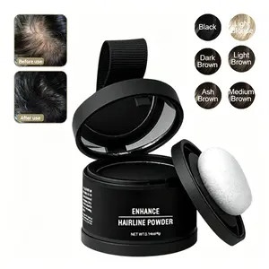 2 PACK Hairline Powder - Root Touch Up Hair Color for Gray Coverage - Bald Spot Concealing Hair Powder for Women & Men