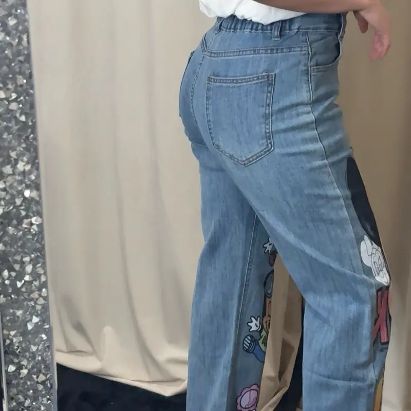 Womens wide leg jean