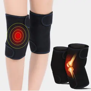 1 Pair Adjustable Self-Heating Knee Compression Wrap, Breathable Thermal Knee Support with Non-Slip Design,for Work, Office, Travel and Outdoor Activities, Unisex for Men & Women, Knee Compression Sleeve, Knee Wraps