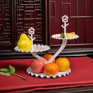 Tree Design Cupcake Stand, 1 Count Multi-layer Fruit Cake Display Stand, Cake Display Rack for Birthday Party Picnic Wedding