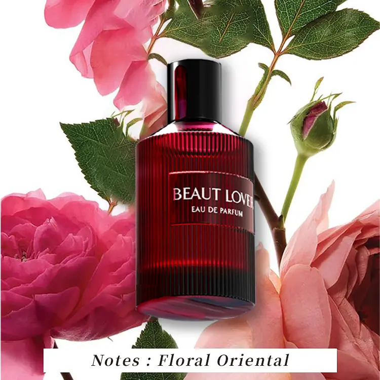 Red Charm Lady 100ml Spray Perfume - Elegant Floral Oriental Fragrance, Long-Lasting Intense Scent, Top Notes of Rose, Geranium & Rosemary, Base Notes of Patchouli, Oakmoss - Ideal for Outdoor Use, Elegant Fragrance