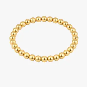 Everyday Gold Bead Bracelet
