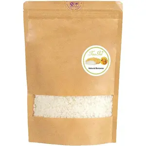 Pure White Beeswax Pellets,  Beeswax Beads, Beeswax Pastilles - ,  Grade - 14 OZ