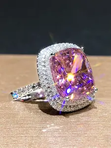 Fashion Rhinestone Decorated Ring, Elegant Rhinestone Ring, Trendy All-match & Exquisite Jewelry for Women's Wedding Engagement Anniversary Party Accessories Gifts