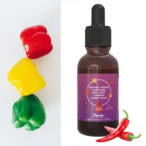 【Oussiu】Cayenne Pepper supplement drop  - Herbal Supplement for Health Support, Antioxidant Benefits, Natural Healthcare - 60ml Edible Fitness Dietary turmeric curcumin Optimum Organic Multivitamin Wellness