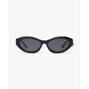 DEZI MARQUISE - Oval Frame Sunglasses with Removable Earrings