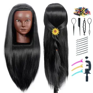 26"-28'' Mannequin  with Hair Styling Manikin  Doll   Braiding Practice Model  with Clamp Holder