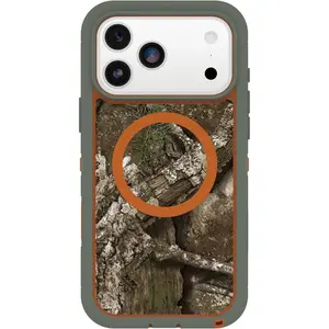 OtterBox iPhone 17 Pro Max Defender Series Pro XT Clear Case - Realtree - Green Camo - Tough, Rugged & Durable iPhone Case, Snaps on MagSafe