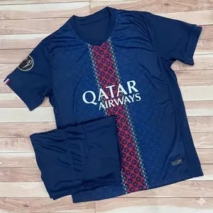 Blue PSG Soccer Jersey Set 25/26 | Premium Breathable Football Kit for Match Day & Training