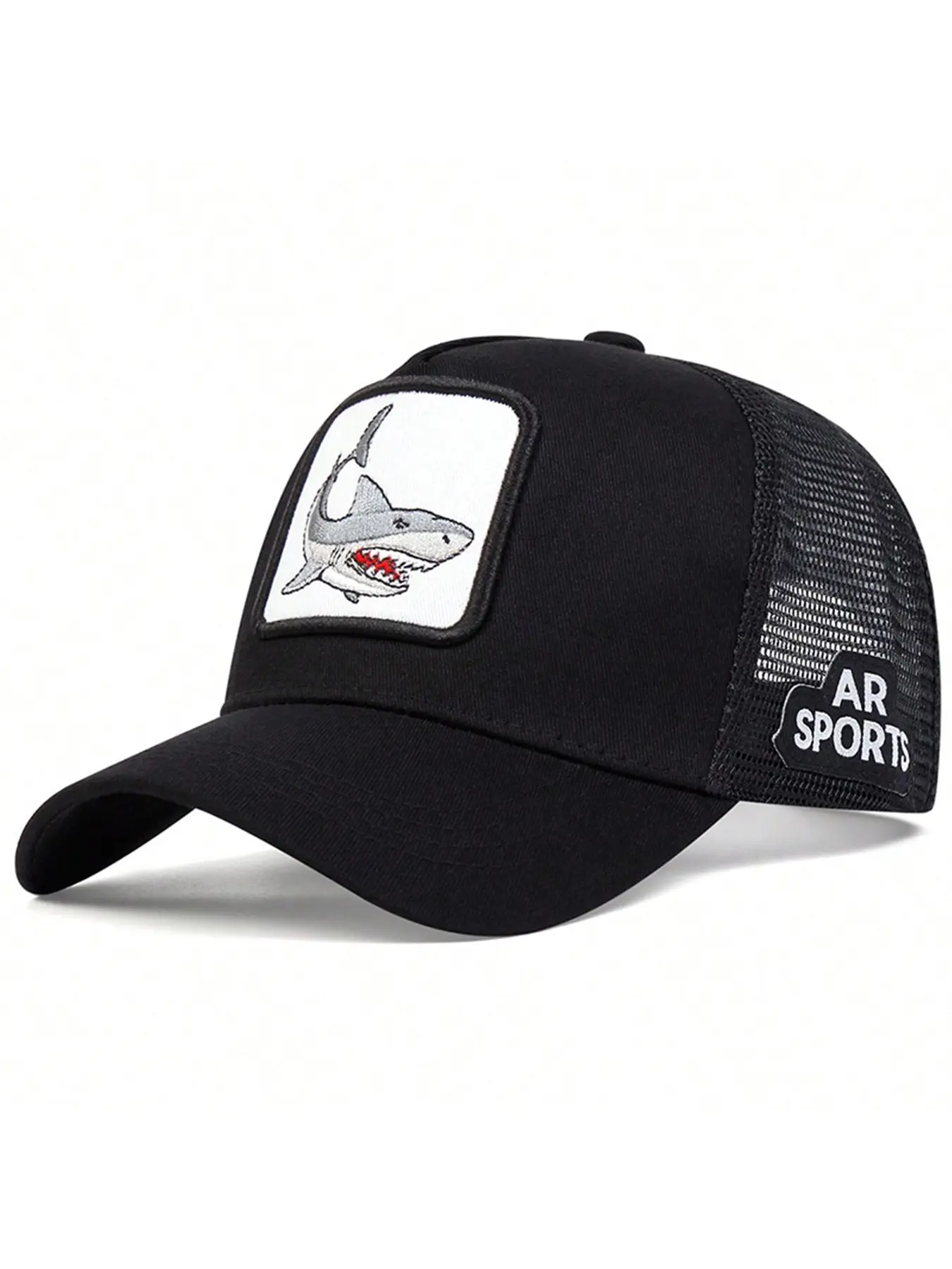 Unisex Dolphin Mesh Baseball Cap, Adjustable Sun Protection Casual Hat, Spring & Fall Outdoor Travel Beach Vacation