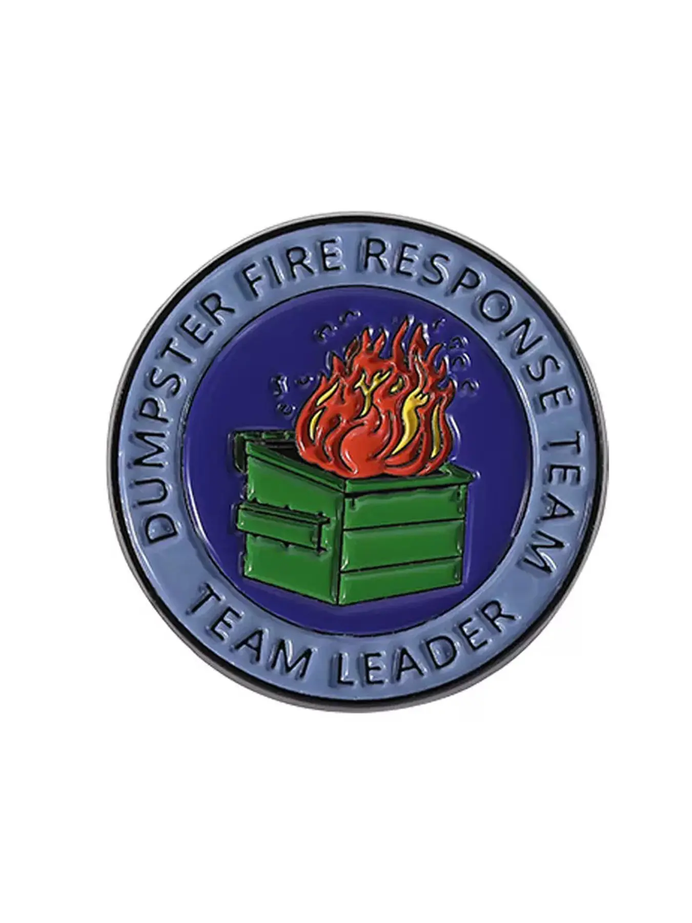 Personalized Dustbin Quotes Brooch Cartoon Metal Badge Creative English Alphabet Jewelry Medal Costume Brooch