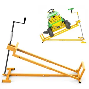 Mower Lift - 880lb Capacity Lawn Mower Lift Jack - Telescopic Maintenance Jack for Mowers and Tractors - Riding Mower Accessories by Stalwart