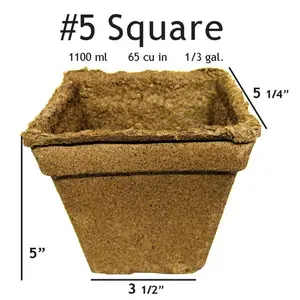 CowPots #5 Square Pot - 20 pots