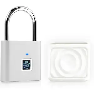 Hardware tools UMIKSMART Biometric Smart Lock, Keyless Fingerprint Padlock with USB Charging, Smart Lock Gift for Students, Gym Lockers, School Lockers, Luggage, Storage Boxes, Fences, Backpacks, Cabinets