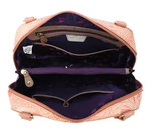 Anushcka Painted Leather Satchel Bag