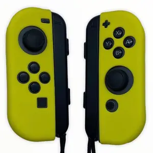 JenDore Yellow Silicone Protective Shell Covers – Compatible with Nintendo Switch Joy-Con