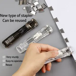 Portable Ring Binder Stapler, Includes 50 Small Binders, Ideal for School, Office, Home, Non-Damaging Paper Organizer, New Condition