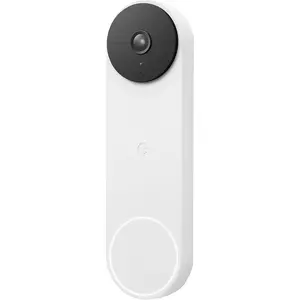 Google Nest Doorbell With Battery - Snow Color For Enhanced Home Security