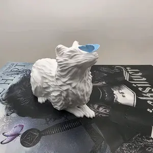 White Fox Bookshelf Decor Quicksilver - PLEASE READ DESCRIPTION.