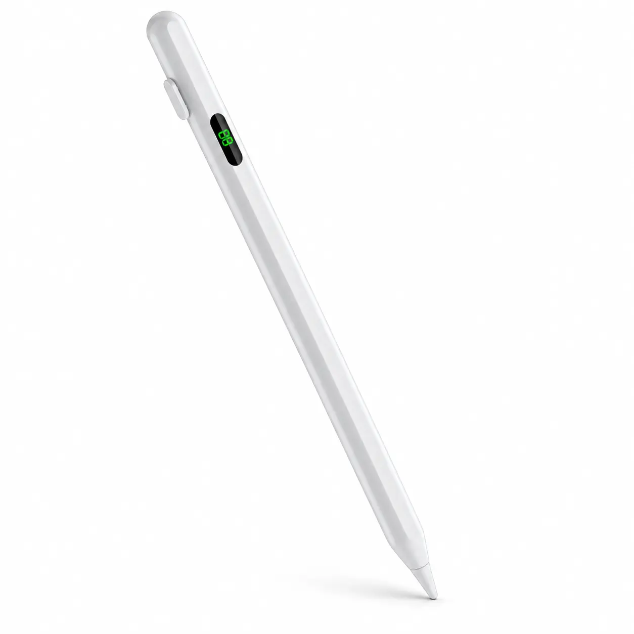 Universal Active Stylus Pen with Tilt & Pressure Sensitivity, Digital Battery Display Touch Screen Pencil for iOS Android Windows, High Precision Rechargeable Stylus for Tablets Smartphones, Drawing & Note Taking