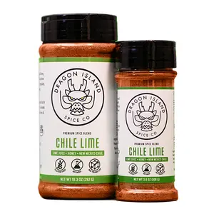 Dragon Island Spice - Chile Lime Seasoning | Margarita Seasoning - Chicken Rub - Lime, Honey, New Mexico Chile