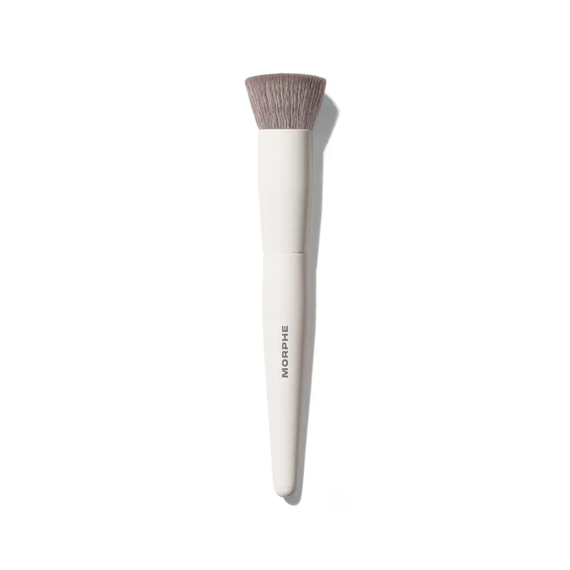 Morphe M106 Flat-Topped Foundation Brush — Ultra-Dense, Even-Blend Bristles for Pressing and Buffing Cream and Liquid Formulas