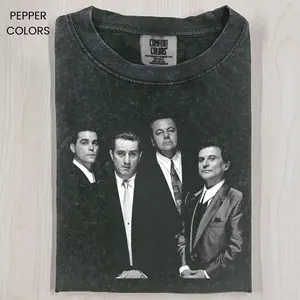 Comfort Colors Goodfellas Cast Shirt, Vintage Mafia Movie Graphic Tee, Retro Gangster Film T-shirt, Streetwear Gift
