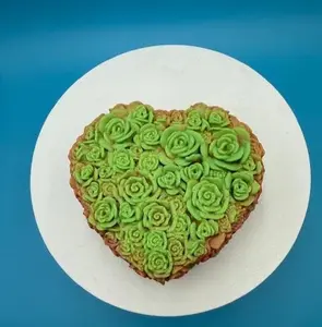 Rose Heart Trinket Box | Petal Texture, Custom Colors