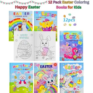 12 Pack Easter Coloring Books for Kids – Easter Basket Stuffer Gift, Party Favors, Preschool Activity Books for Boys & Girls Ages 2-12