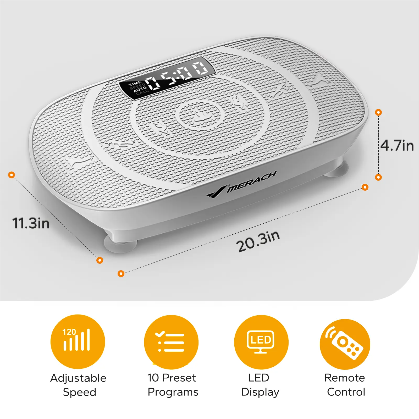 Merach Slim Vibration Plate Exercise Machine, Compact Portable with Easy Control Panel, Whole Body Low Impact Workout, High Frequency Vibration for Lymphatic Drainage, Fitness Platform for Home Gym - TikTok Shop Merach Slim Vibration Plate Exercise Machine, Compact Portable with Easy Control Panel, Whole Body Low Impact Workout, High Frequency Vibration for Lymphatic Drainage, Fitness Platform for Home Gym - TikTok Shop