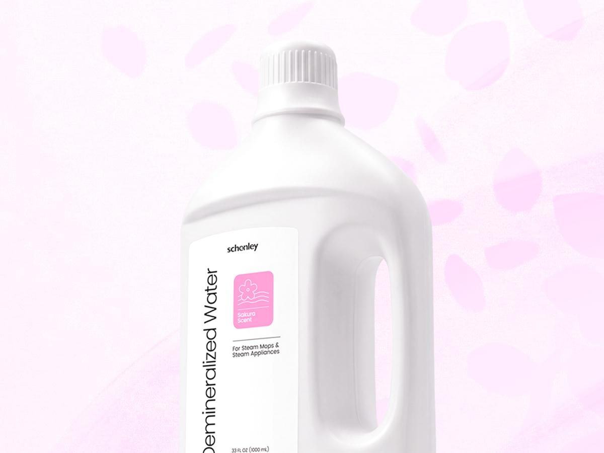 Schenley Demineralized Water Ready to Use Formula for Steam Mops & Floor Steamers Ideal for Kitchen, Bathroom & All Sealed Floors Clean Fresh Scent 33 fl oz