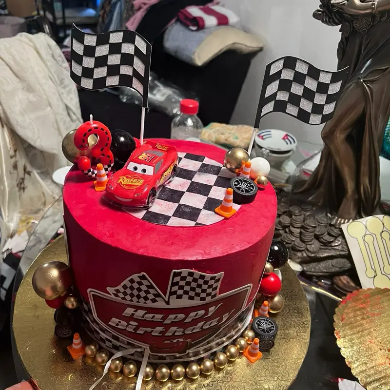 To the Race Car cake