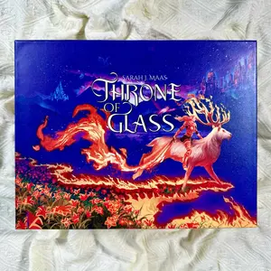 Throne of Glass Deer Rider Edition – 8 Book Hardcover Collector’s Set with Printed Edges & Premium Display Box