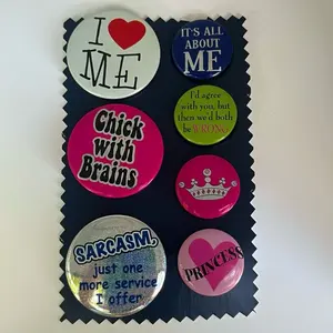 Y2K Enamel Pins | Brooch Pins | Early 2000s Accessories | Vintage Pins | Mcbling Nostalgia Emo Punk Scene