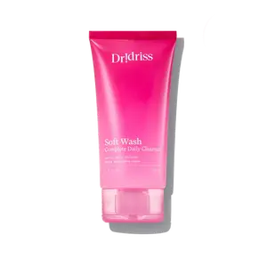 Soft Wash Facial Cleanser - Gentle Jelly Formula for All Skin Types Including Sensitive Skin, Daily Cleanser for Light Makeup & Sunscreen Removal