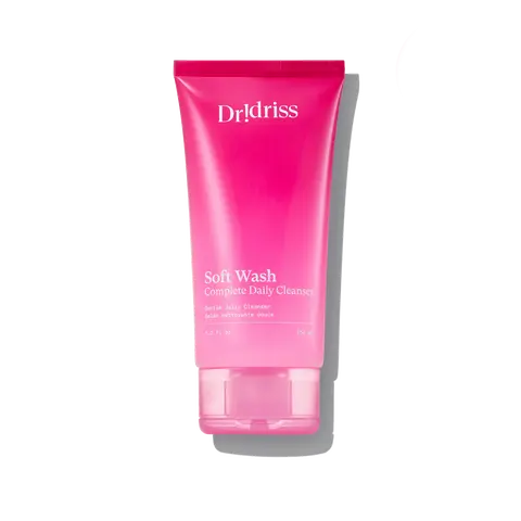 Soft Wash Facial Cleanser - Gentle Jelly Formula for All Skin Types Including Sensitive Skin, Daily Cleanser for Light Makeup & Sunscreen Removal