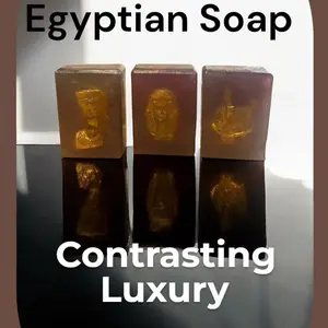 Set 1 International  4 soaps 1.- Luxury Egyptian Bar Soap  , 2.- African Bar Soap , 3.- Nopal Cactus Soap and 4.- Alepo Bar Soap  Enriched   with Camel Milk Rhassoul Clay Olive Oil Vitamin E Egyptian Musk Essential Oil.