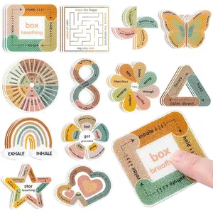 Sensory Strips for  Calming Stickers, 36 count 2 Textured for Mood Calming,  Mindfulness Fidget Sticker for ,   at Office & Classroom Desk