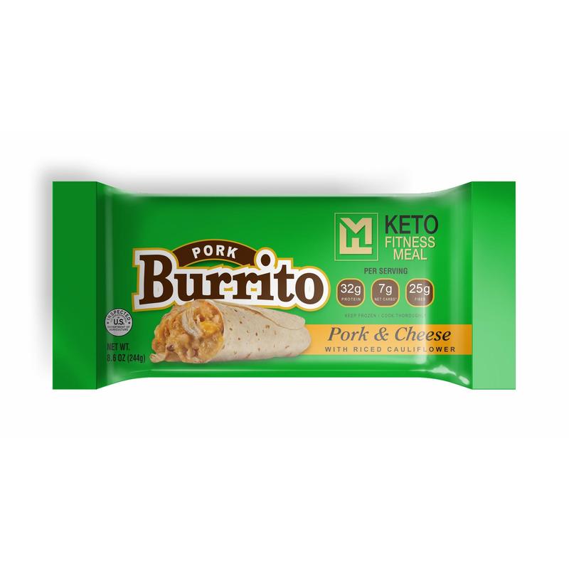 12 Keto Diet Burrito - Mix & Match Pork-Chicken-Steak $5.75 each Free Shipping