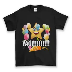 Pastel Yaoi Aesthetic T-Shirt | Kawaii Soft Girl Graphic Tee | Heavy Cotton Unisex Streetwear Shirt for All Seasons