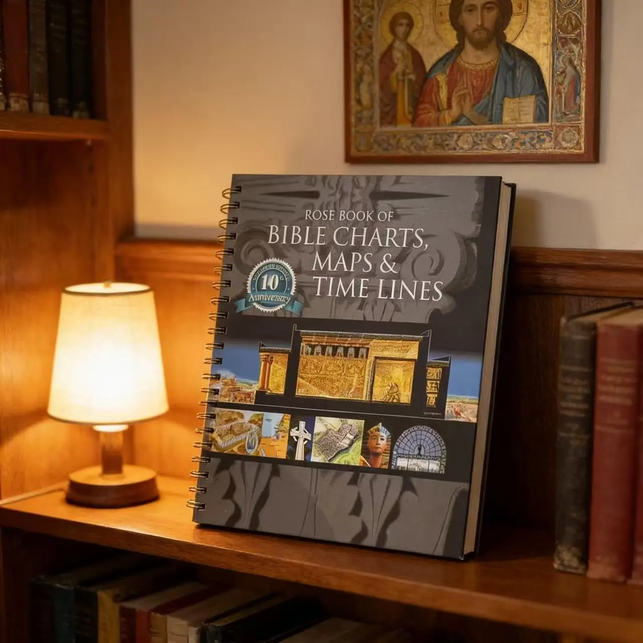 Rose Book of Bible Charts Maps & Time Lines 10th Anniversary Edition with 200 Full-Color Resources 30 New Pages 6 Key Topics Updated Content Easy-to-Use Format for Bible Study cute cartoon design
