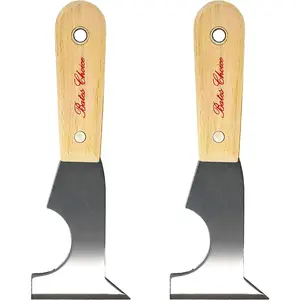 Bates- Paint Scraper, Taping knife, Pack of 2 Putty Knife Scraper, Scraper, 5 in 1 tools, Spackle Knife, Caulk Removal Tool, Painters Tool, Paint Can Opener, Paint Remover for Wood, Wallpaper Scraper