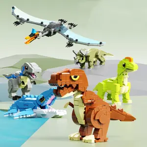 Dinosaur Building Kit Tyrannosaurus pterosaur, Creative Animal Blocks For model collectors, STEM Education Architecture building blocks, Boys and Girls Birthday Gift